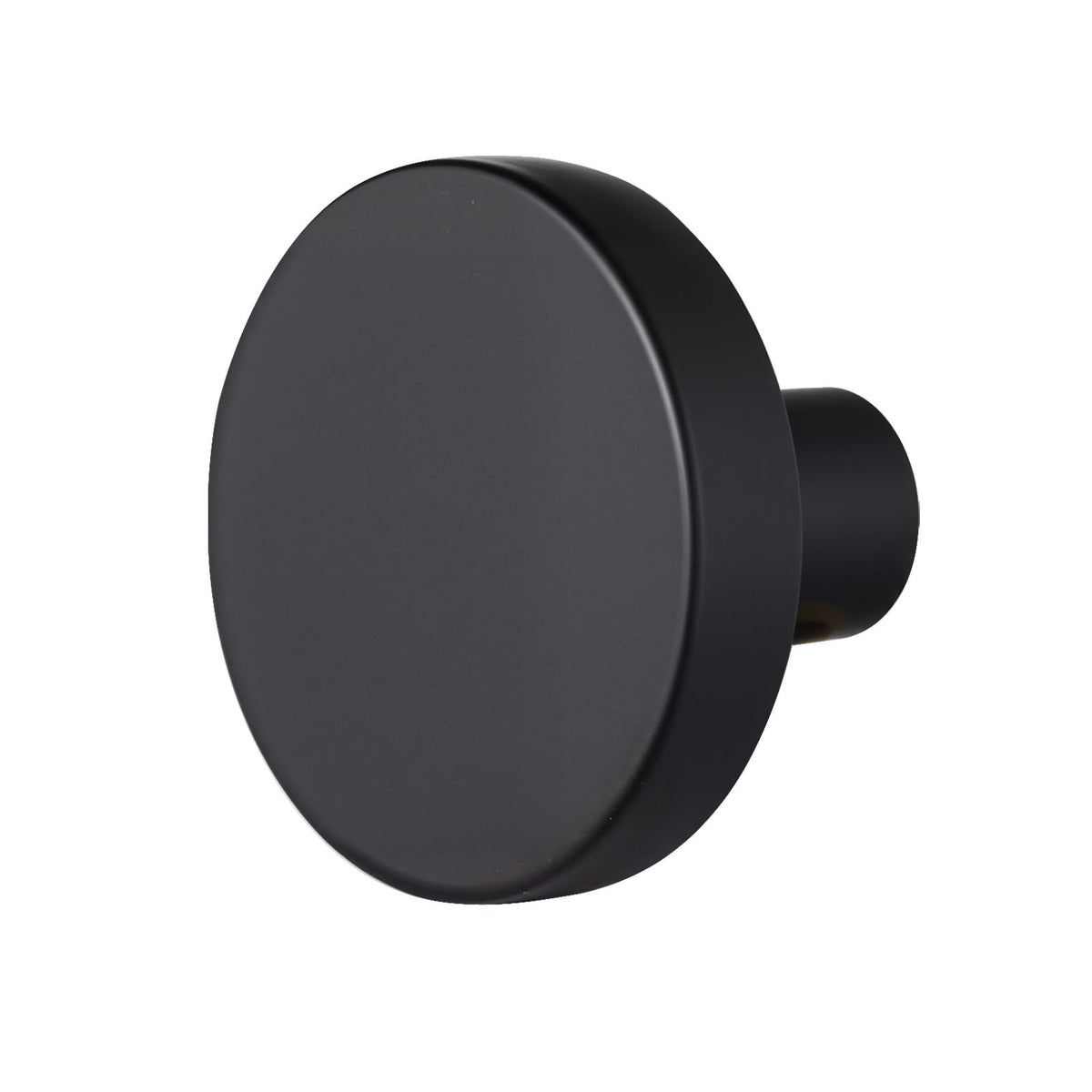 Cabinet Knobs, 10 Pack, 32 mm Black Zinc Alloy Drawer Pulls & Door Handles, Mushroom Kitchen Solid Knobs Dresser Handles, Cupboard Hardware with Screws for Bathroom Closet Cabinets and Drawers
