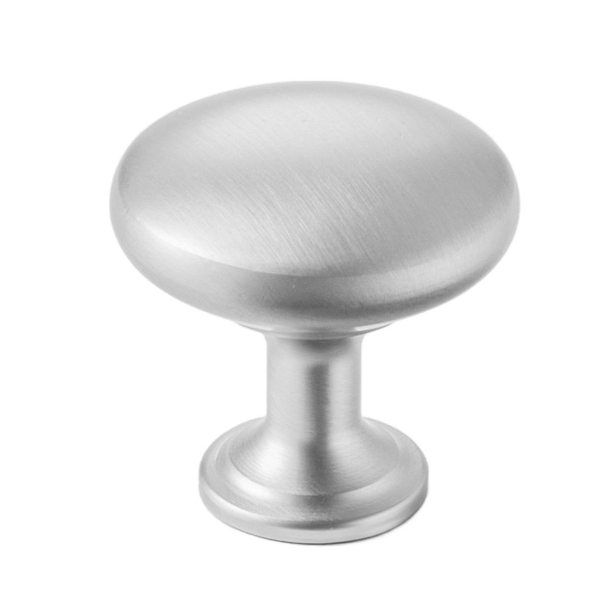 Cabinet Knobs, 25 Pack, 28 mm Zinc Alloy Drawer Pulls Door Handles, Mushroom Kitchen Solid Knobs Dresser Handles, Cupboard Hardware with Screws for Bathroom Closet Cabinets Drawers, Nickel Color