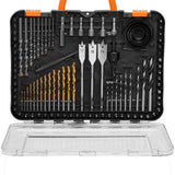 Power Drills & Accessories: VEVOR Drill Bit Set 100PCS Screwdriver Bit Set with Carrying Case Multi-purpose