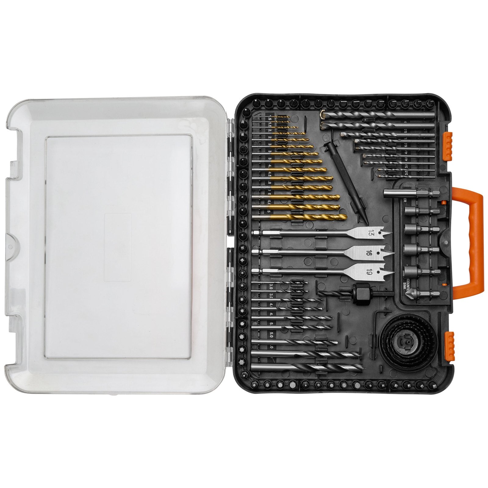 Power Drills & Accessories: VEVOR Drill Bit Set 100PCS Screwdriver Bit Set with Carrying Case Multi-purpose