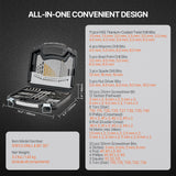 Power Drills & Accessories: VEVOR Drill Bit Set 101PCS Screwdriver Bit Set with Carrying Case Multi-purpose
