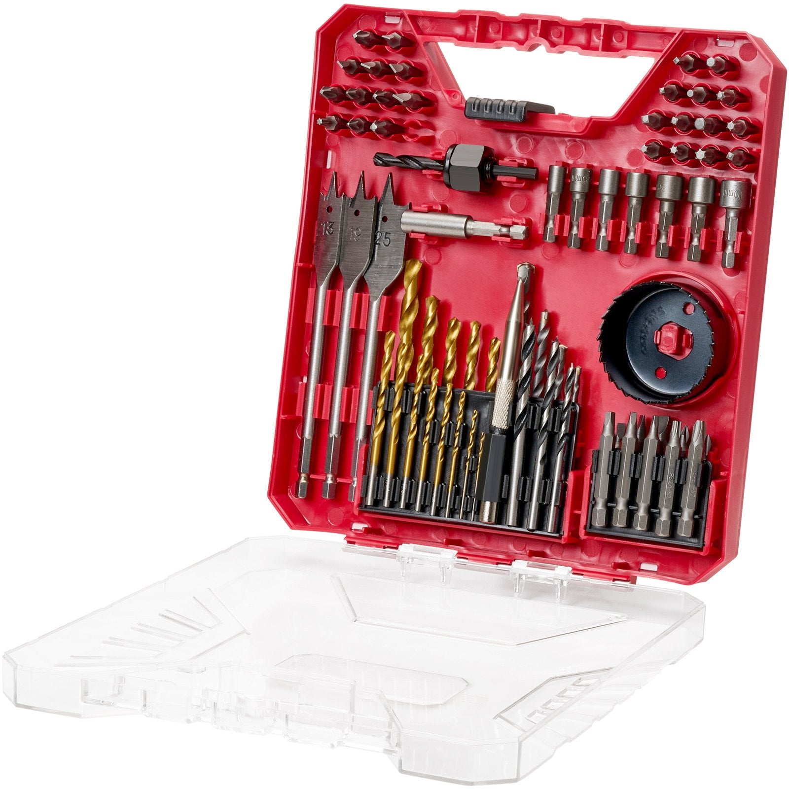 Power Drills & Accessories: VEVOR Drill Bit Set 70 PCS Screwdriver Bit Set with Carrying Case Multi-purpose