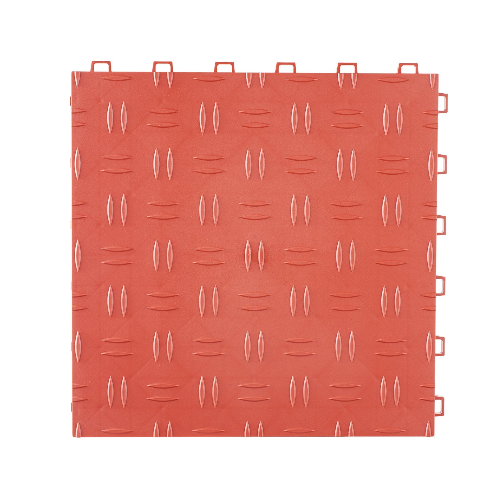 Automotive Decor: VEVOR Garage Tiles Interlocking 12x12 in 50 Pack Garage Flooring Tiles Red