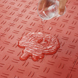 Automotive Decor: VEVOR Garage Tiles Interlocking 12x12 in 50 Pack Garage Flooring Tiles Red