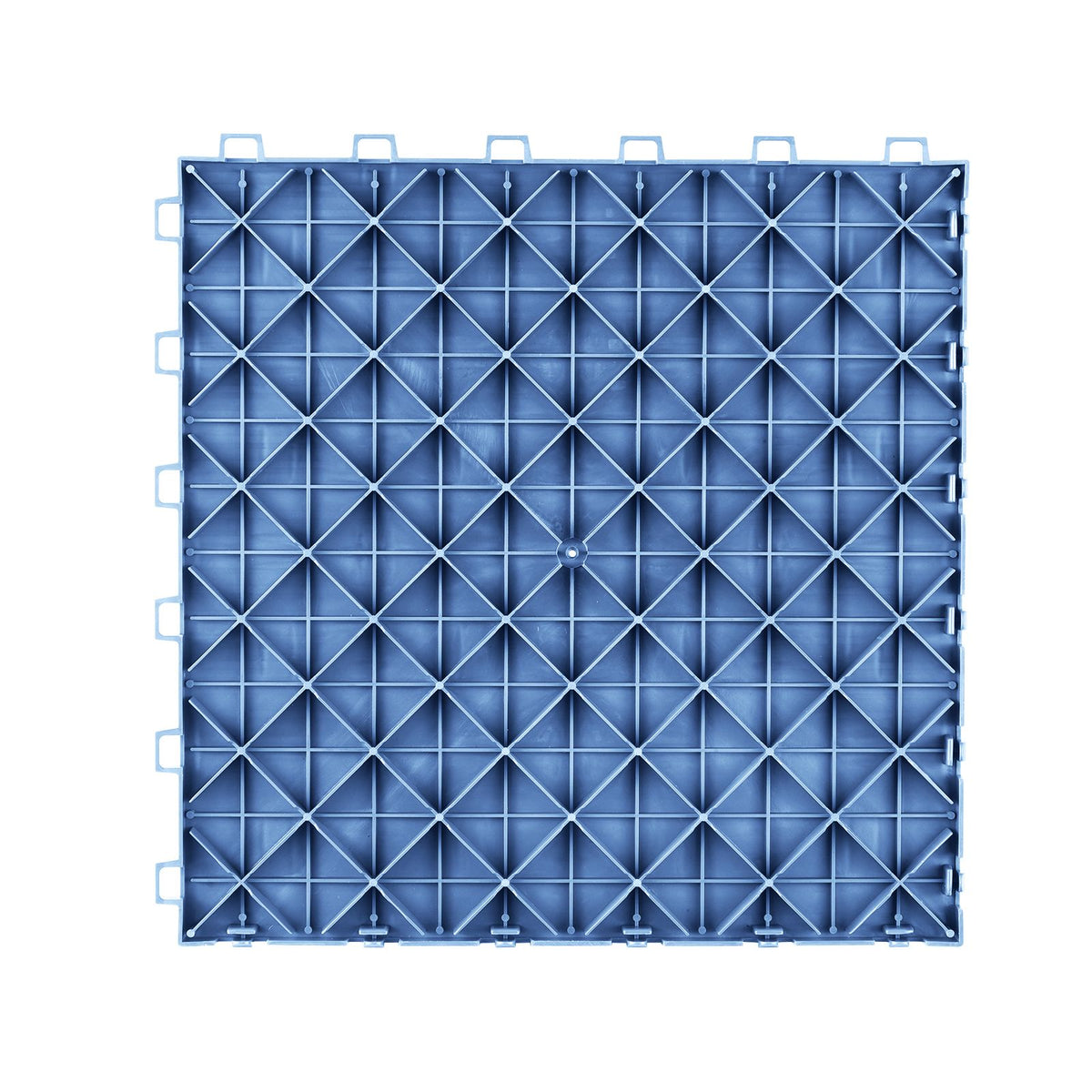 Garage Tiles Interlocking, 305 x 305 x 13.4 mm 50 Pack Garage Floor Covering Tiles, Non-Slip Double-Sided Texture Garage Flooring Tiles, for Garages, Basements, Repair Shops, Blue