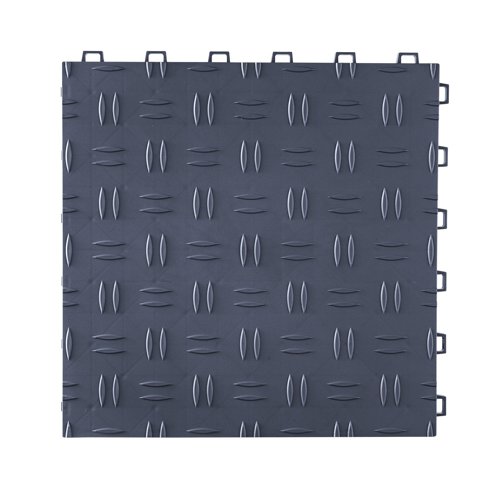 Automotive Decor: VEVOR Garage Tiles Interlocking, 12 x 12 x 0.53 inch 50 Pack Garage Floor Covering Tiles, Non-Slip Double-Sided Texture Garage Flooring Tiles, for Garages, Basements, Repair Shops, Graphite Gray