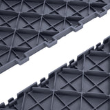 Automotive Decor: VEVOR Garage Tiles Interlocking, 12 x 12 x 0.53 inch 50 Pack Garage Floor Covering Tiles, Non-Slip Double-Sided Texture Garage Flooring Tiles, for Garages, Basements, Repair Shops, Graphite Gray