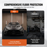Traffic Control & Parking Tools: VEVOR Waterproof Garage Floor Mat for Under Car, Non-slip 2 x 2.6 M Compact Size Heavy Duty Containment Mat, Protects Garage Floor from Water, Mud and Oil, For Garages,Greenhouses,Entrance