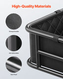 Bicycle Stands & Storage: VEVOR Rear Bike Basket Large Bicycle Basket with Cargo Net Rainproof Cover Liner