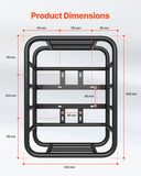 Bicycle Stands & Storage: VEVOR Rear Bike Basket Large Bicycle Basket with Cargo Net Rainproof Cover Liner