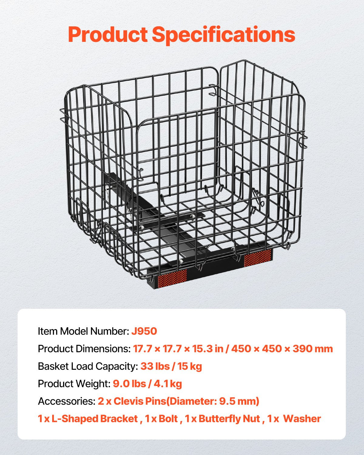 Drying Racks & Hangers: VEVOR Scooter Rear Basket, Folding Metal Wire Basket, Heavy Duty & Spacious Cargo Basket, Works with 1-inch Receiver, Compatible with Most Golden, Drive & Pride Mobility Scooter