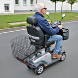 Drying Racks & Hangers: VEVOR Scooter Rear Basket, Folding Metal Wire Basket, Heavy Duty & Spacious Cargo Basket, Works with 1-inch Receiver, Compatible with Most Golden, Drive & Pride Mobility Scooter