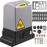 Fence & Gate Accessories: VEVOR Sliding Gate Opener Automatic Sliding Gate 1800 KG 4 Remote & APP Control