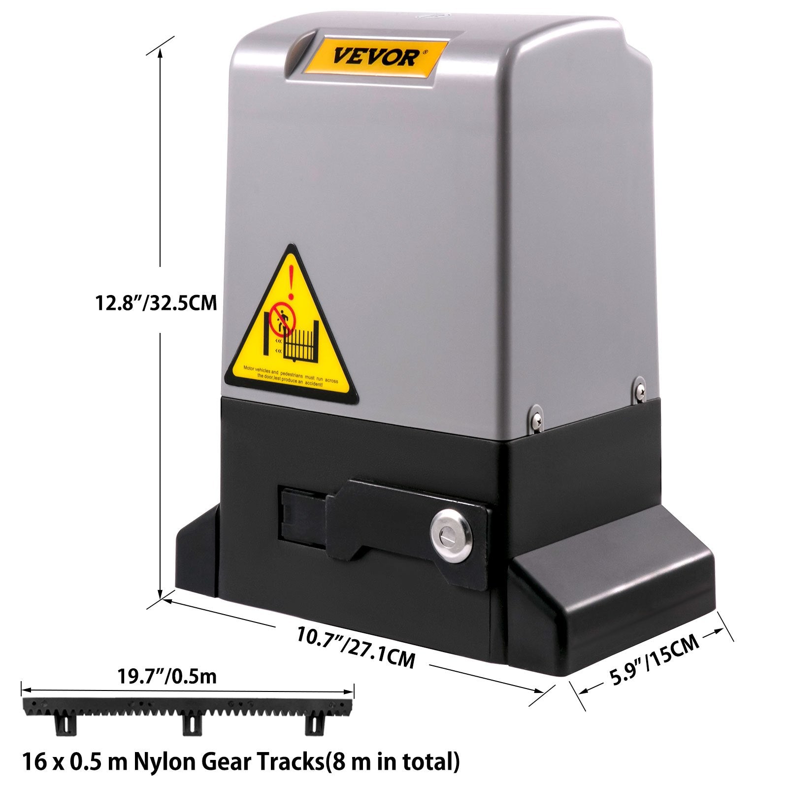 Fence & Gate Accessories: VEVOR Sliding Gate Opener Automatic Sliding Gate 1800 KG 4 Remote & APP Control