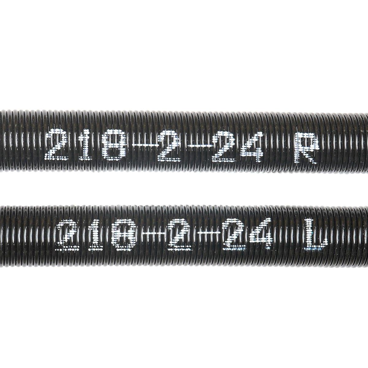 Garage Door Torsion Springs, Pair of 5.54 x 50.8 x 610 mm, 16000 Cycles, Garage Door Springs with Non-Slip Winding Bars, Gloves and Mounting Wrench, Electrophoresis Coated for Replacement