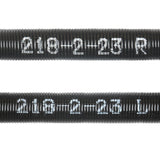 Automotive Repair & Speciality Tools: VEVOR Garage Door Torsion Springs Pair of 0.218 x 2 x 23inch with Winding Bars