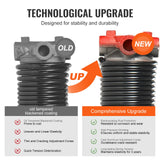 Automotive Repair & Speciality Tools: VEVOR Garage Door Torsion Springs, 16000 Cycles, Pair of 0.25 x 2 x 30inch, Garage Door Springs with Non-Slip Winding Bars, Mounting Tool and Gloves, Electrophoresis Coated, for Replacement