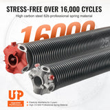 Automotive Repair & Speciality Tools: VEVOR Garage Door Torsion Springs, 16000 Cycles, Pair of 0.25 x 2 x 30inch, Garage Door Springs with Non-Slip Winding Bars, Mounting Tool and Gloves, Electrophoresis Coated, for Replacement