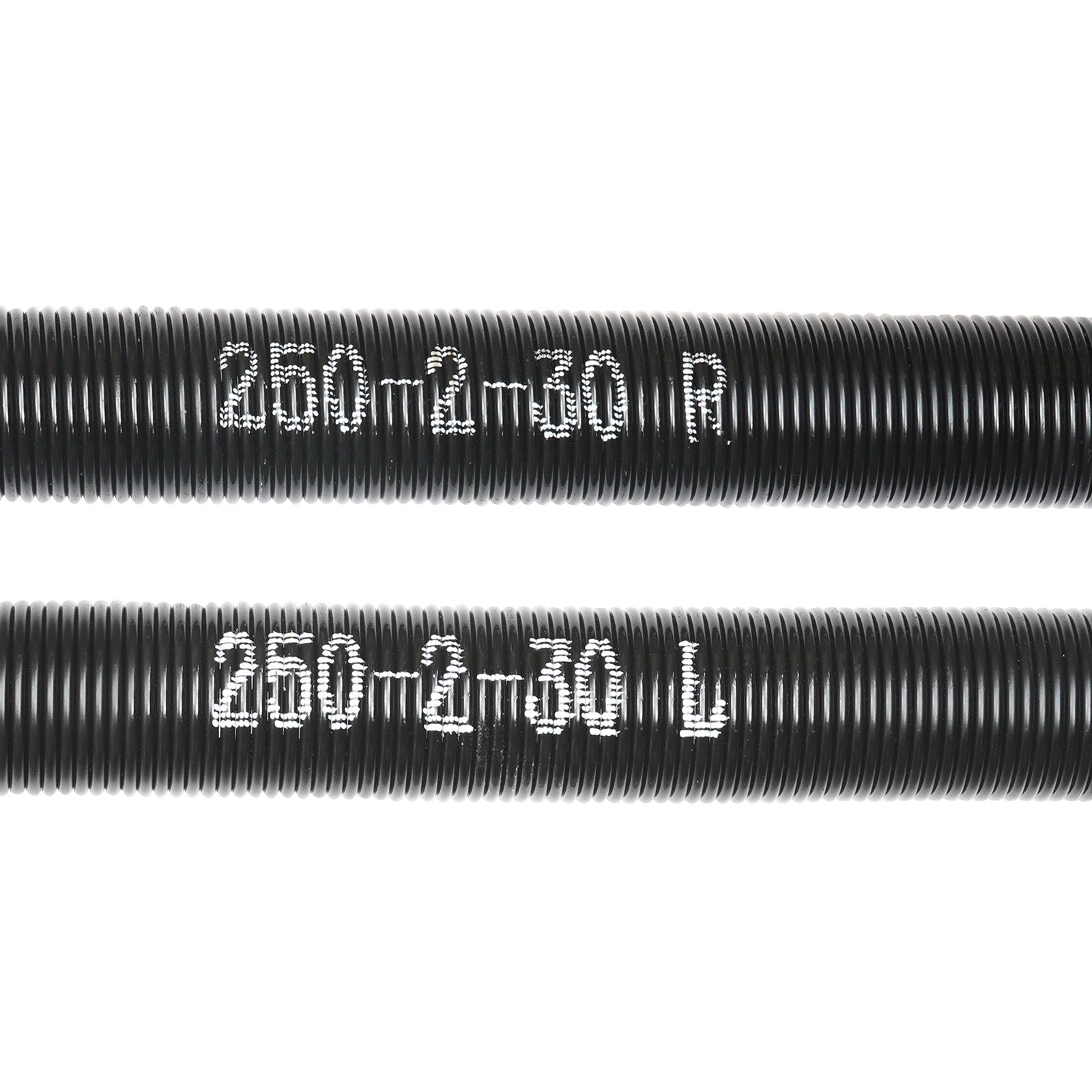 Garage Door Torsion Springs, 16000 Cycles, Pair of 0.25 x 2 x 30inch, Garage Door Springs with Non-Slip Winding Bars, Mounting Tool and Gloves, Electrophoresis Coated, for Replacement