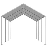 Canopies & Gazebos: VEVOR Carport Replacement Canopy, 6 x 3 m Potable Garage Tent Top Tarp, UV-Resistant & Waterproof Car Shelter Tarp, Heavy Duty Car Port Cover with Ball Buggees, Grey, Frame Not Included