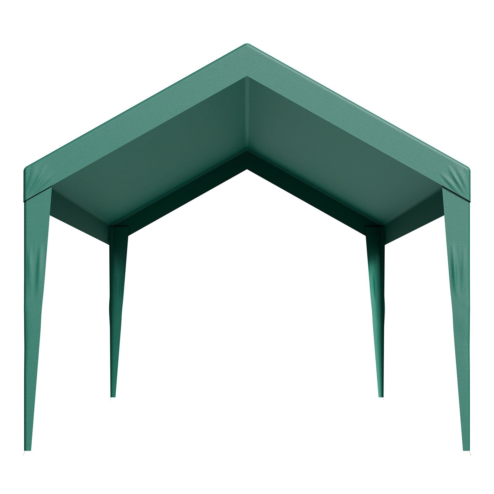Canopies & Gazebos: VEVOR Carport Replacement Canopy, 6 x 3 m Potable Garage Tent Top Tarp, UV-Resistant & Waterproof Car Shelter Tarp, Heavy Duty Car Port Cover with Ball Buggees, Dark Green, Frame Not Included