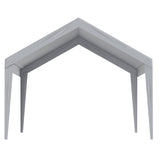 Canopies & Gazebos: VEVOR Carport Replacement Canopy Cover 12 x 20 ft, Garage Top Tent Shelter Tarp Heavy-Duty Waterproof & UV Protected, Easy Installation with Ball Bungees,Grey (Only Top Cover, Frame Not Include)