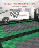 Dog Grooming Supplies: VEVOR Interlocking Drainage Mat, 31 x 31 cm Modular Interlocking Cushion, 50 Pcs Splicing Drainage Mats, Non-Slip Gray PP Drainage Floor Tile and Shower Mat, for Garage, Garden, Kitchen & Outdoor