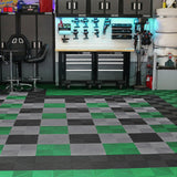Dog Grooming Supplies: VEVOR Interlocking Drainage Mat, 31 x 31 cm Modular Interlocking Cushion, 50 Pcs Splicing Drainage Mats, Non-Slip Gray PP Drainage Floor Tile and Shower Mat, for Garage, Garden, Kitchen & Outdoor