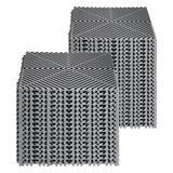 Dog Grooming Supplies: VEVOR Interlocking Drainage Mat, 31 x 31 cm Modular Interlocking Cushion, 40 Pcs Splicing Drainage Mats, Non-Slip Gray PP Drainage Floor Tile and Shower Mat, for Garage, Garden, Kitchen & Outdoor