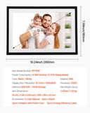 Camera Accessories: VEVOR 260 mm Digital Picture Frame 32GB Touchscreen 2-Pack Wi-Fi Photo Frames