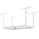 Cross Bar: VEVOR Overhead Adjustable Garage Storage Rack 36x72in Ceiling Rack 550lbs White