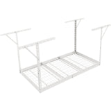 Cross Bar: VEVOR Overhead Adjustable Garage Storage Rack 36x72in Ceiling Rack 550lbs White