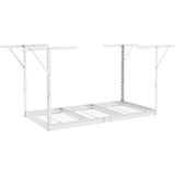 Cross Bar: VEVOR Overhead Adjustable Garage Storage Rack 36x72in Ceiling Rack 550lbs White