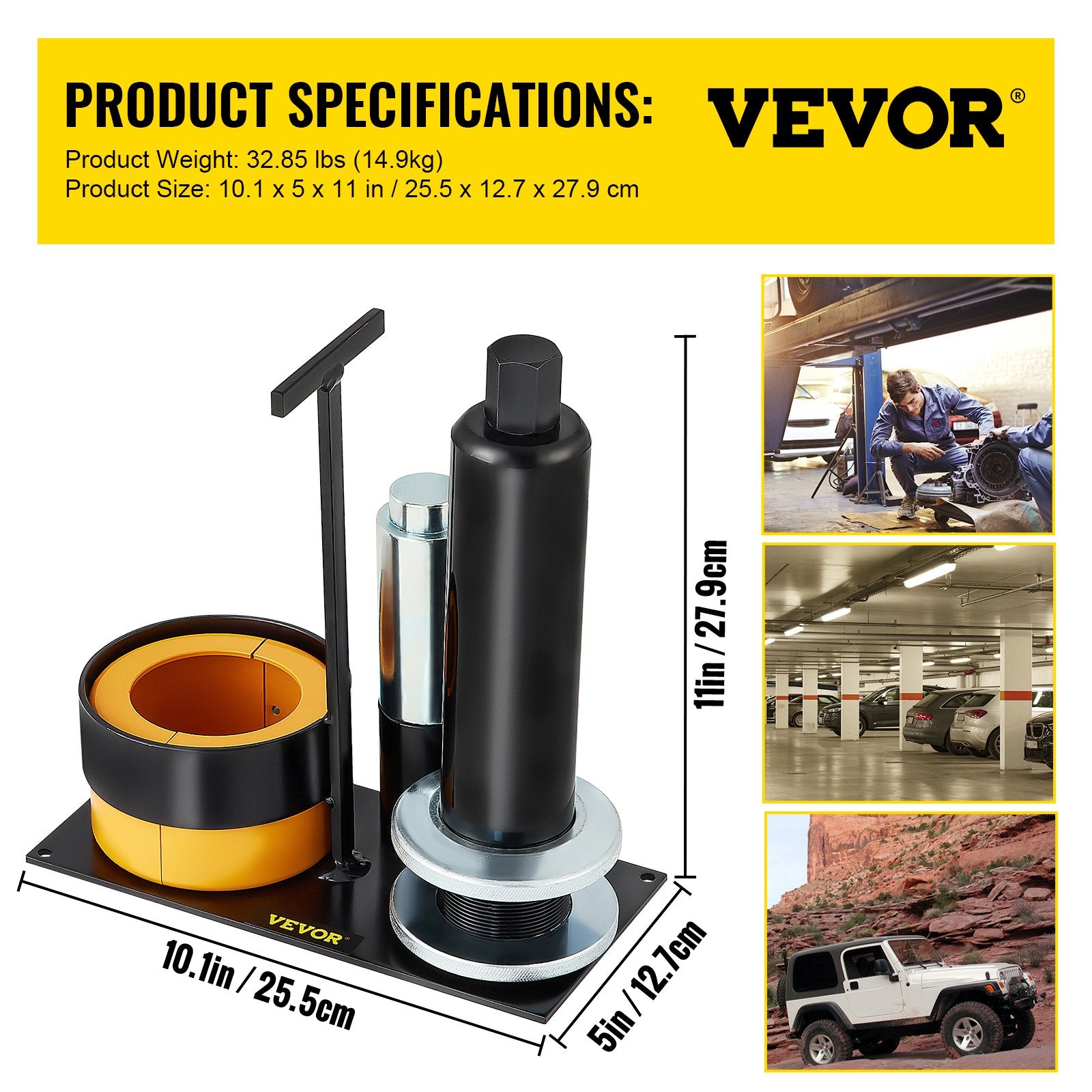 Boating Accessories: VEVOR Carrier & Pinion Bearing Puller Clamshell B