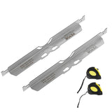Automotive Repair & Speciality Tools: VEVOR Wheel Alignment Tool, 2-Pack Toe Alignment Toe Plates, Stainless Steel Wheel Alignment Tool Plate, Toe Angle Accurate Measurement, Includes 2 Measuring Tapes & Conversion Chart