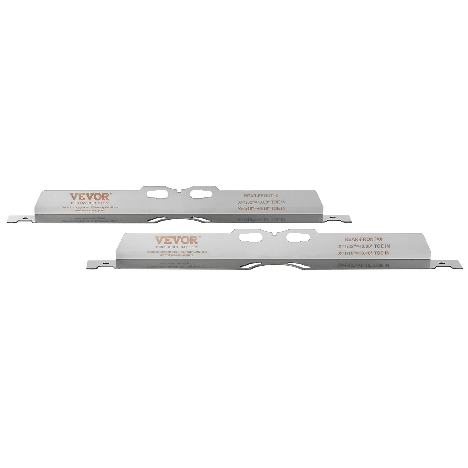 Automotive Repair & Speciality Tools: VEVOR Wheel Alignment Tool, 2-Pack Toe Alignment Toe Plates, Stainless Steel Wheel Alignment Tool Plate, Toe Angle Accurate Measurement, Includes 2 Measuring Tapes & Conversion Chart