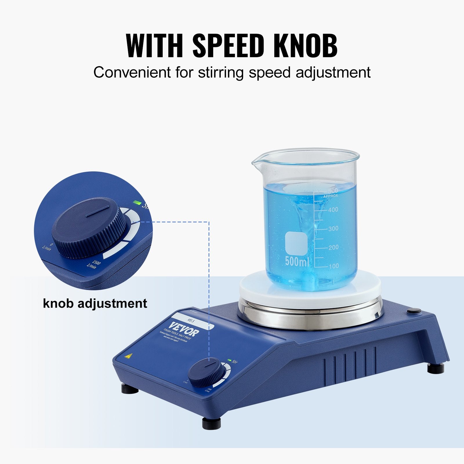 Farm Equipment: VEVOR Magnetic Stirrer Stir Plate Kit 0-1500 RPM Adjustable Speed Max 22L