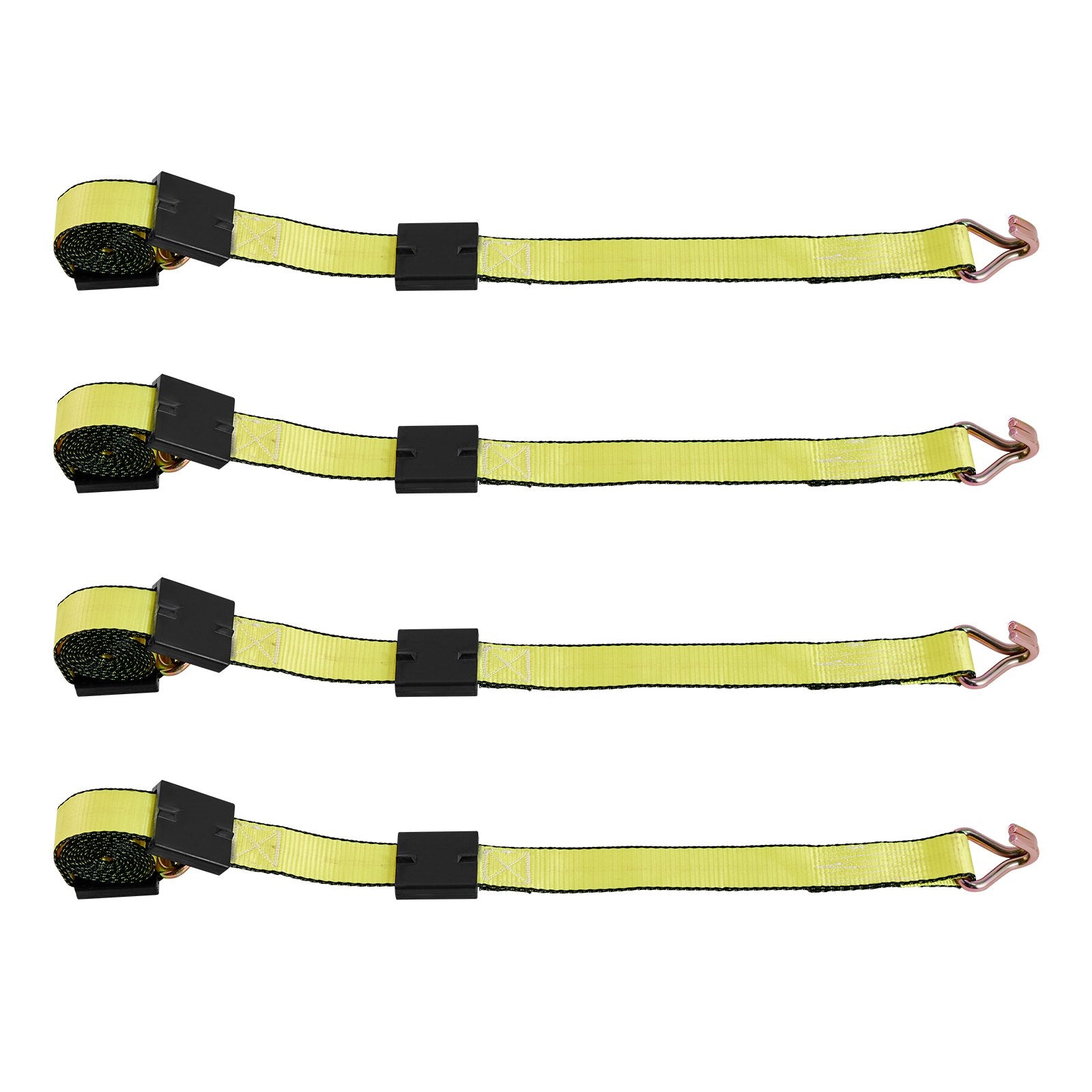 Restraints: VEVOR Wheel Chock Tie-Down Kit, Deck-Style Trailer Tie Down Strap, Car Tie Down Kit with J-Hook, Break Strength 4540 kg & Working Load 1512 kg Motorcycle Tie-Down System for SUVs, Trailers, Trucks