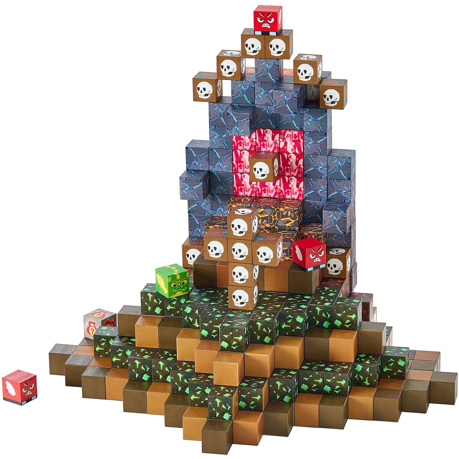 Magnetic Blocks, 150 PCS Dark Castle Set, Magnetic Building Cubes for Kids, STEM Montessori Sensory Toys for Christmas Birthday Gift, Construction Stacking Toy for 3+ Years Old Boys & Girls
