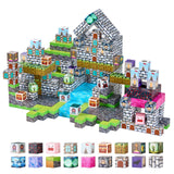 Building Toys: VEVOR Magnetic Blocks, 100 PCS Cemetery Zombies Set, Magnetic Building Cubes for Kids, STEM Montessori Sensory Toys for Christmas Birthday Gift, Construction Stacking Toy for 3+ Years Old Boys & Girls