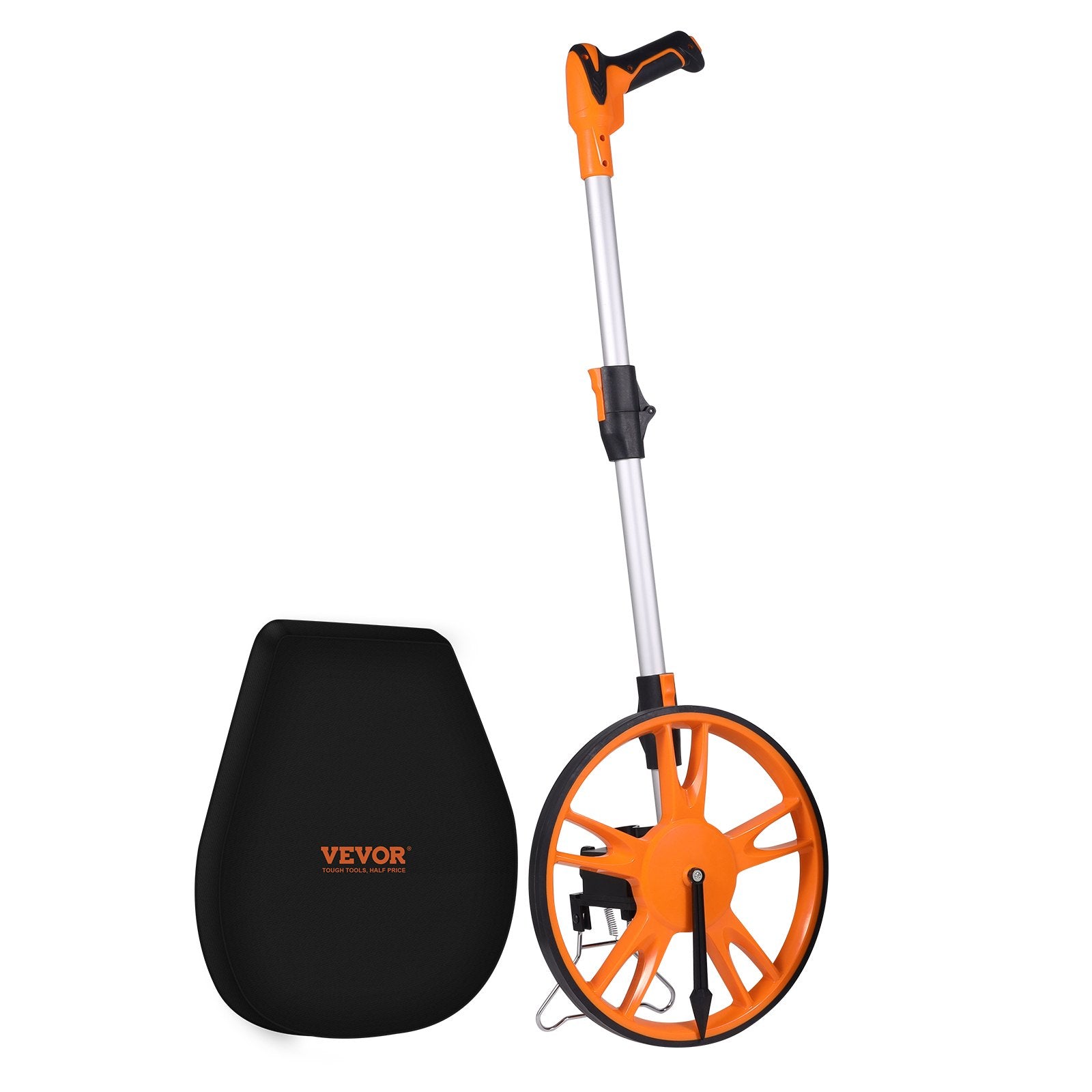 Automotive Repair & Speciality Tools: VEVOR Measuring Wheel 12.5” Road Runner Distance Telescoping Handle w/ Back Bag