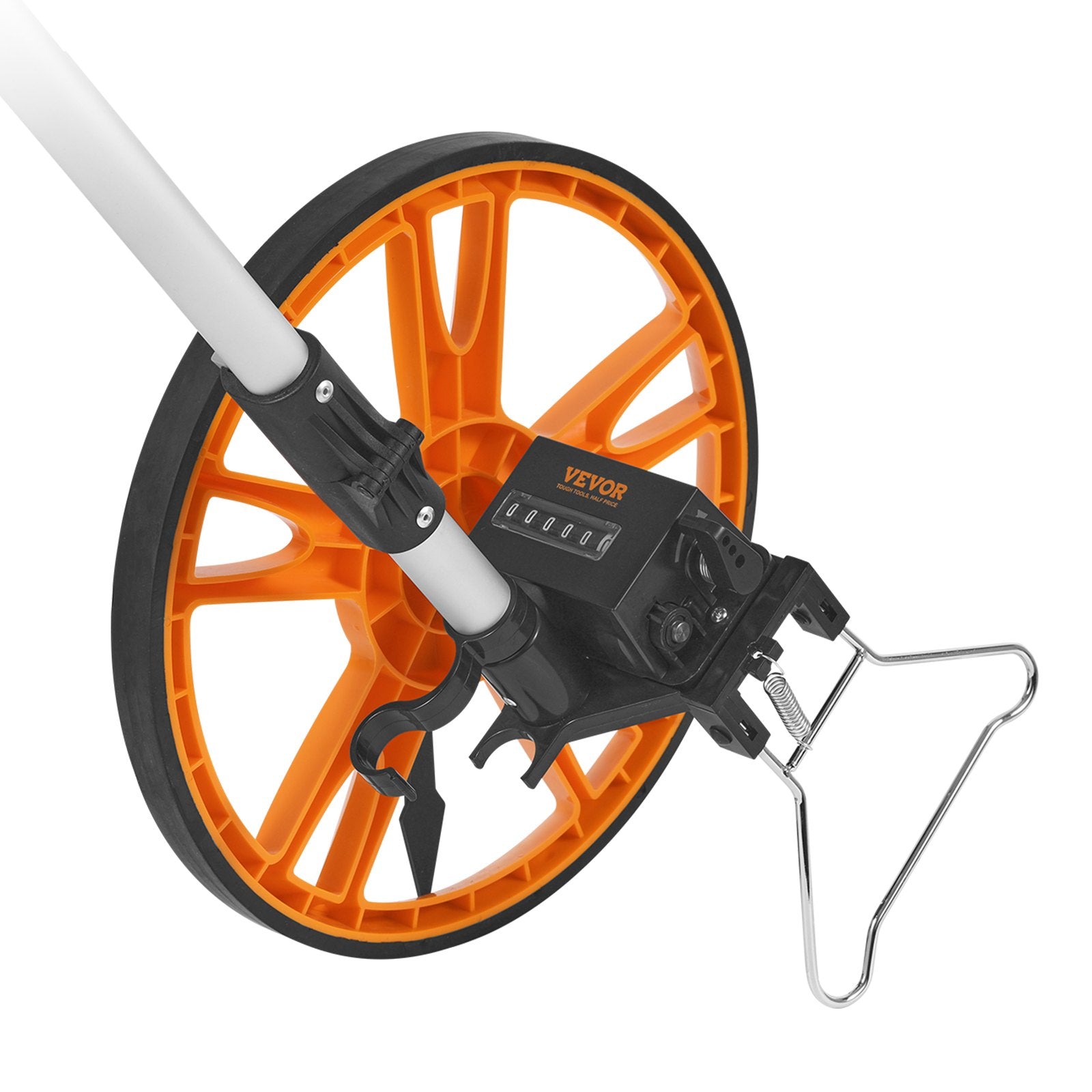 Automotive Repair & Speciality Tools: VEVOR Measuring Wheel 12.5” Road Runner Distance Telescoping Handle w/ Back Bag