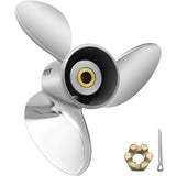 Boating Accessories: VEVOR Outboard Propeller, Replace for OEM 3860709, 3-Blade 14.5"" x 21"" Pitch Steel Boat Propeller, Compatible with Volvo Penta SX Drive All Models, with 19 Tooth Splines, RH