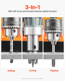 Traffic Control & Parking Tools: VEVOR Magnetic Drill, 1450W Motor 1.6 in Boring Diameter, 2810 lbf Portable Electric Mag Drill Press, with 2 Coring Bits, Variable Speed, Drilling Machine for Metal Surface, Home Improvement Industry