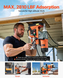 Traffic Control & Parking Tools: VEVOR Magnetic Drill, 1450W Motor 1.6 in Boring Diameter, 2810 lbf Portable Electric Mag Drill Press, with 2 Coring Bits, Variable Speed, Drilling Machine for Metal Surface, Home Improvement Industry