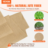 Laundry Cleaning Supplies: VEVOR Burlap Fabric Roll, 1016 mm x 22.86 m & 50 x 50 Density Wide Natural Burlap Fabric Rolls, Jute Fabric Burlap Tree Wrap Roll, for Decor, Crafts, Wedding, Gardening, Plant & Tree Winter Covering