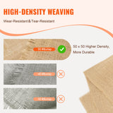 Laundry Cleaning Supplies: VEVOR Burlap Fabric Roll, 1016 mm x 22.86 m & 50 x 50 Density Wide Natural Burlap Fabric Rolls, Jute Fabric Burlap Tree Wrap Roll, for Decor, Crafts, Wedding, Gardening, Plant & Tree Winter Covering