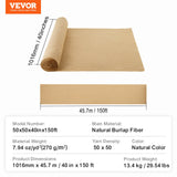 Garden Ornaments: VEVOR Burlap Fabric Roll Burlap Tree Wrap 1016 mm x 45.7 m for Crafts & Plants