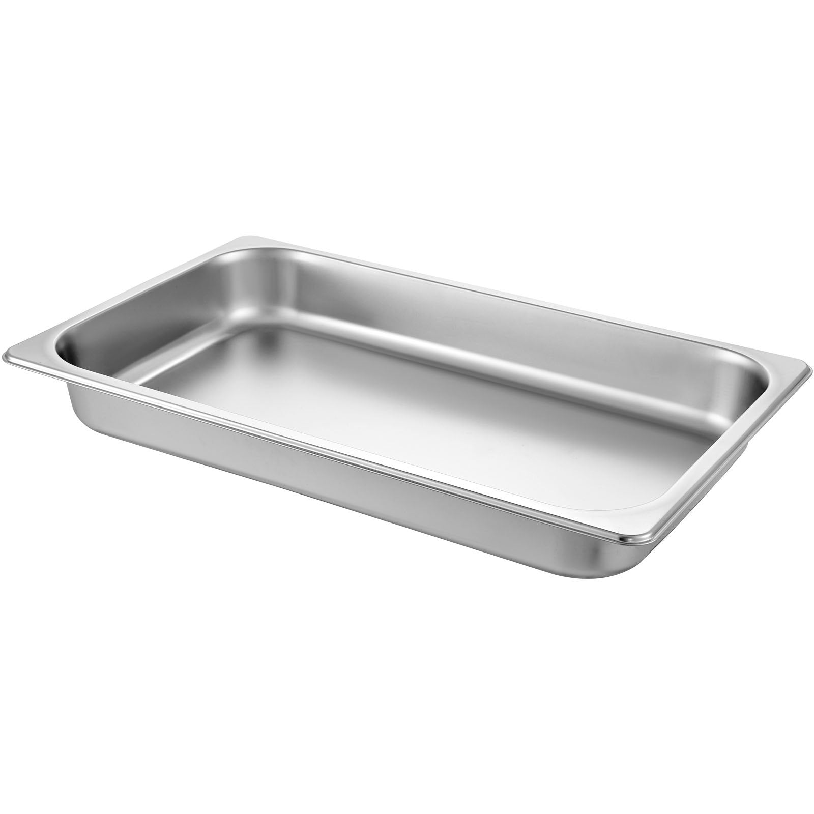 Food Warmers & Chafing Dishes: VEVOR Hotel Pans Full Size 2.5 Inch Deep, Steam Table Pan 6 Pack , 22 Gauge/0.8mm Thick Stainless Steel Hotel Pan Anti Jam Steam Table Pan