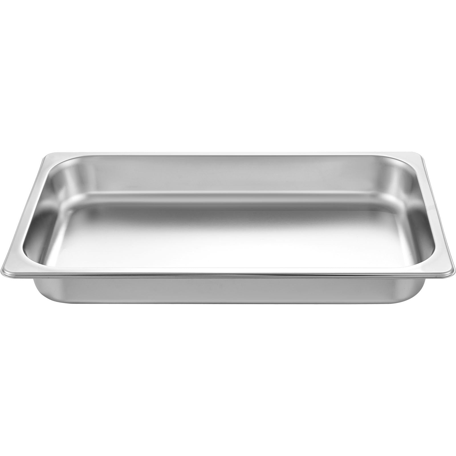 Food Warmers & Chafing Dishes: VEVOR Hotel Pans Full Size 2.5 Inch Deep, Steam Table Pan 6 Pack , 22 Gauge/0.8mm Thick Stainless Steel Hotel Pan Anti Jam Steam Table Pan